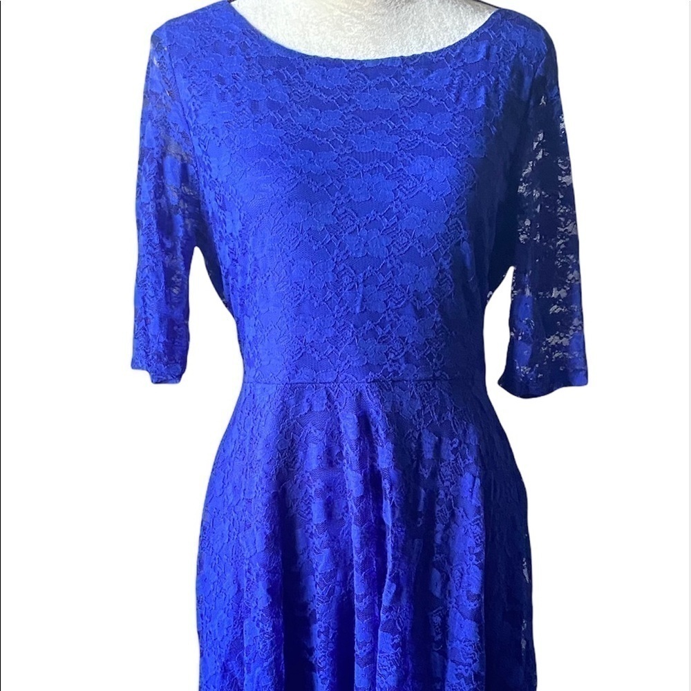 NWOT-WISHES WISHES WISHES-BLUE LACE DRESS